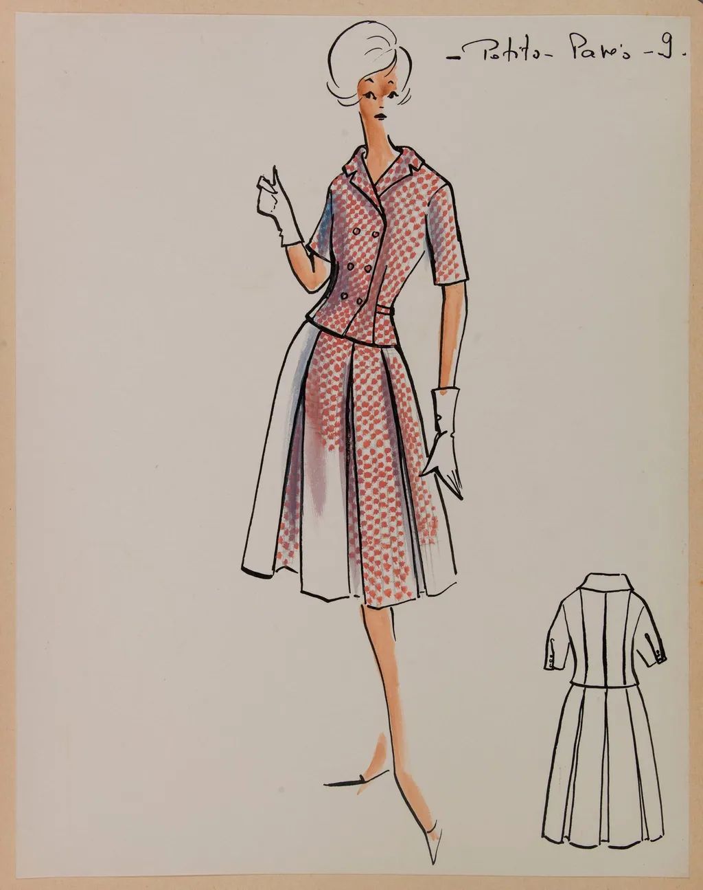 Petits pavés, by Carven, 1958