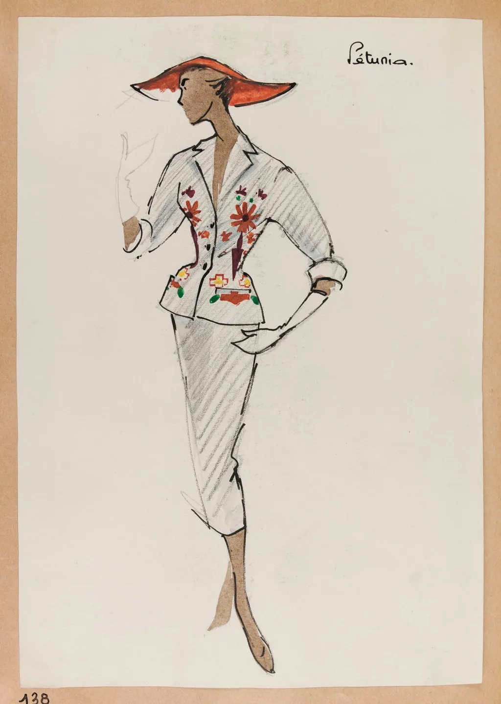 Pétunia, by Carven, 1951