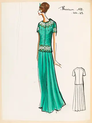 Pharaon, by Carven, 1959