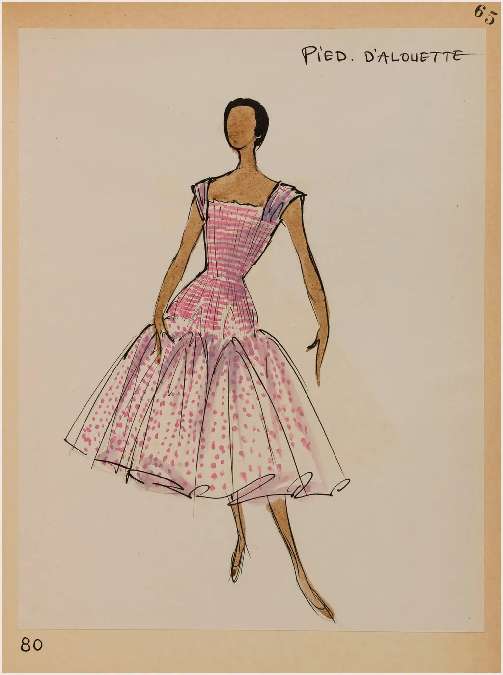 Pied d'alouette, by Carven, 1956