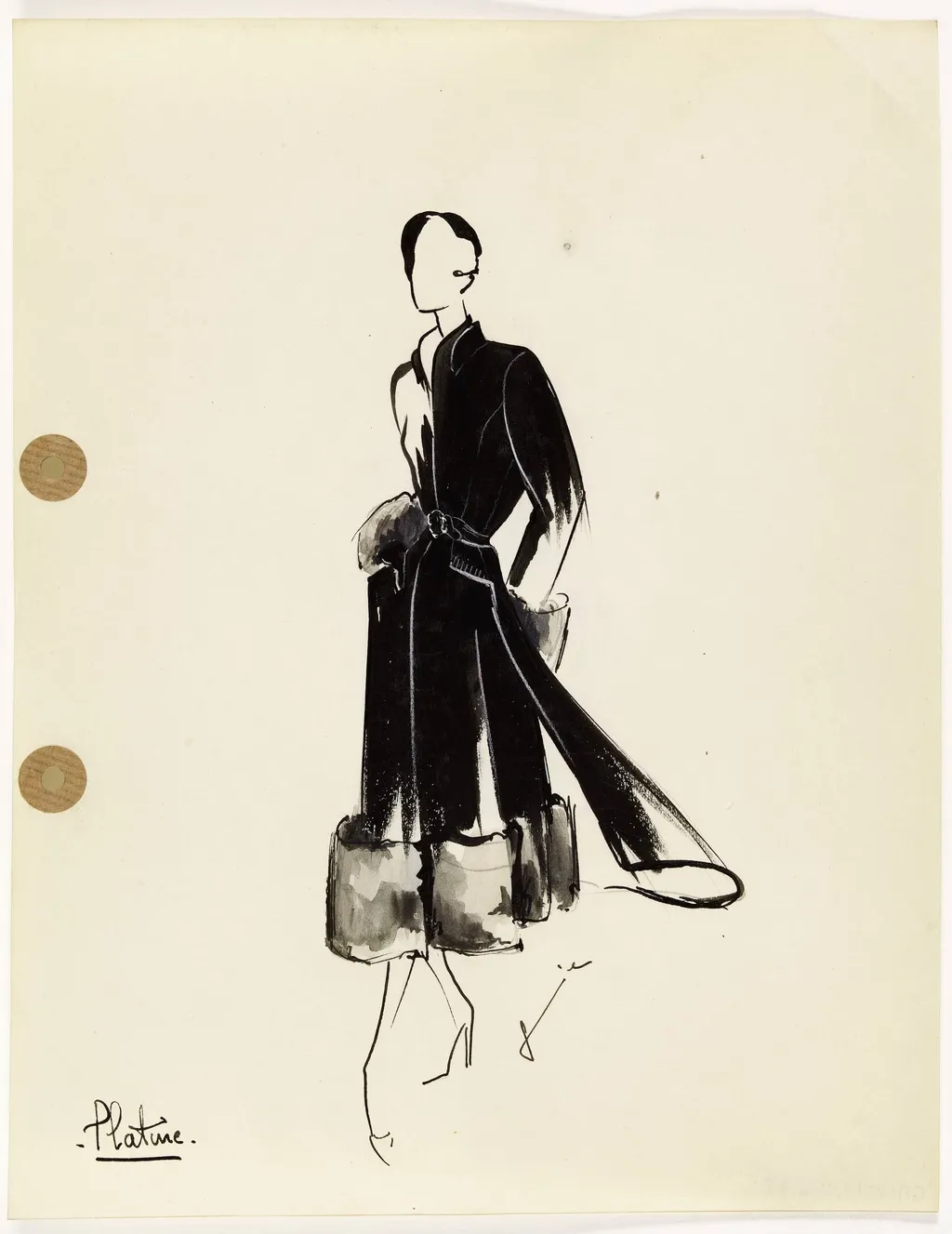 'Platine', by Carven, 1949