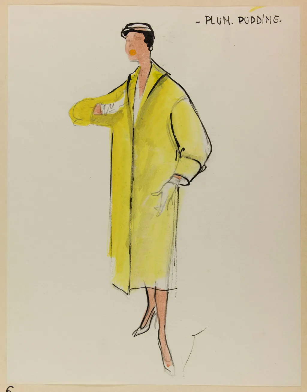 Plum pudding, by Carven, 1953