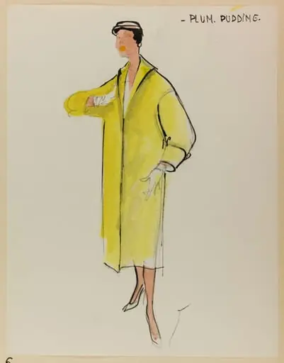 Plum pudding, by Carven
