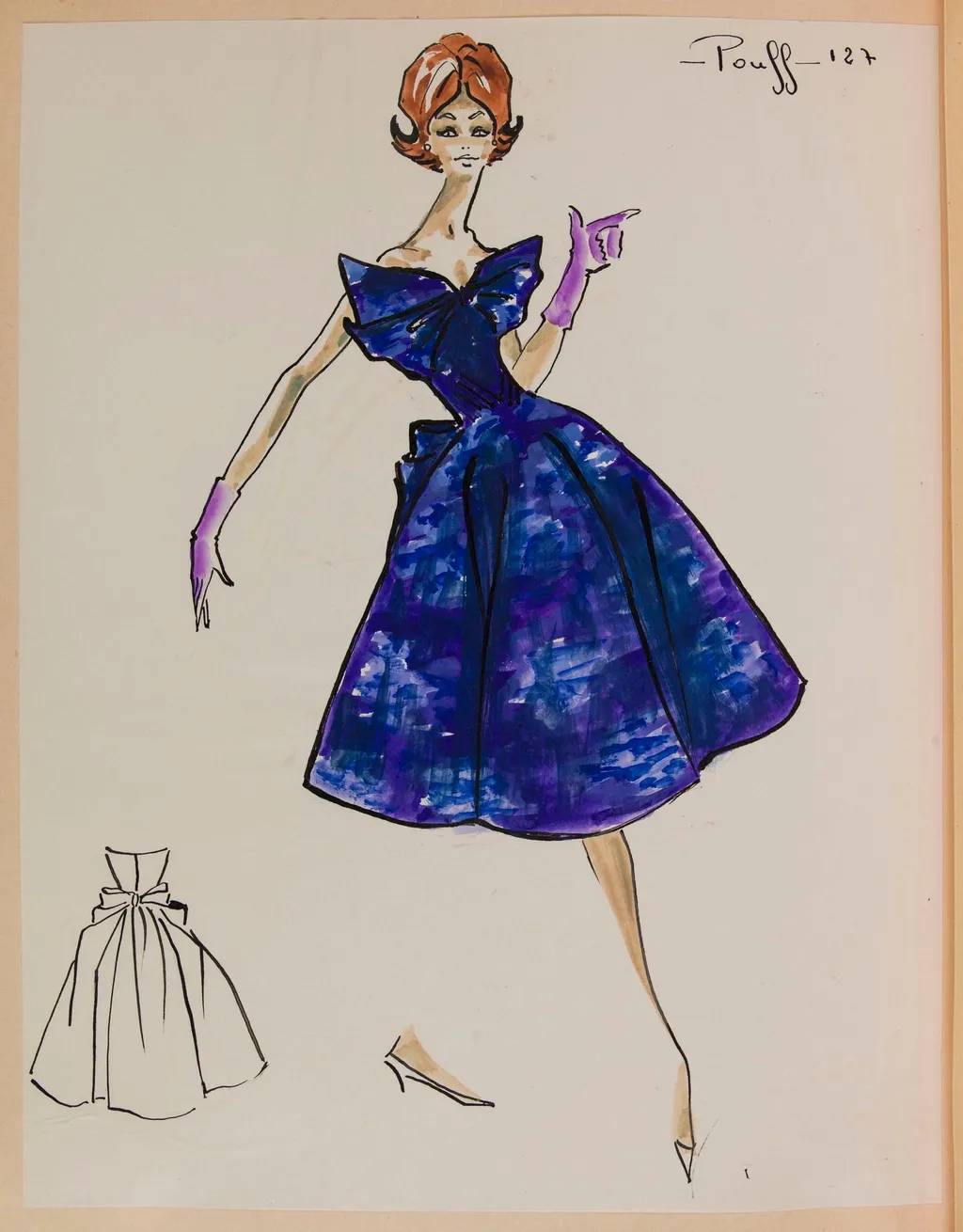 Pouff, by Carven, 1958
