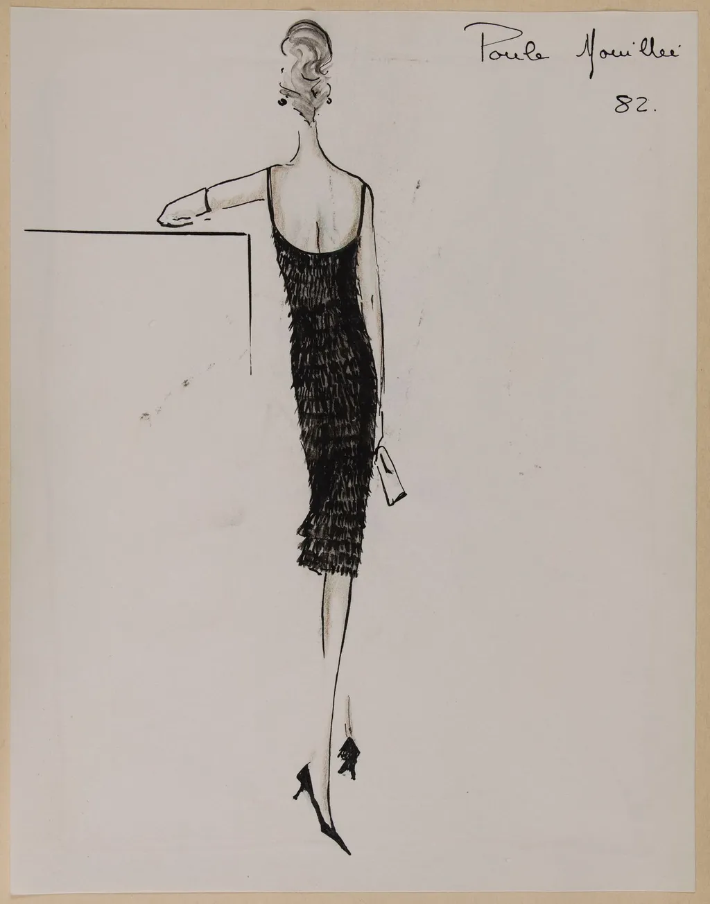 Poule mouillée, by Carven, 1960