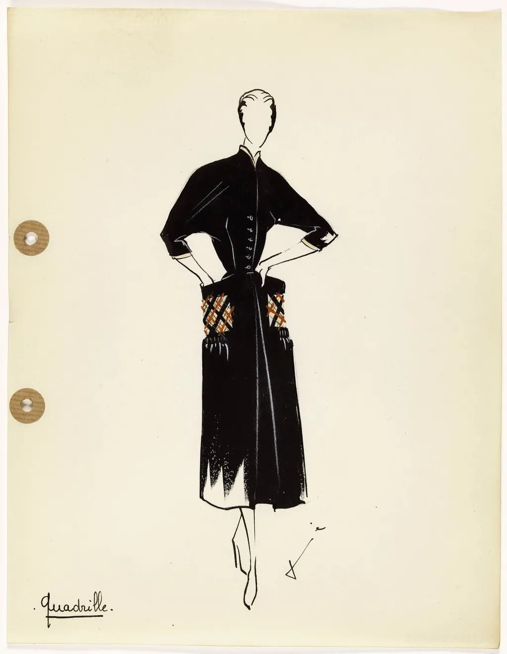 'Quadrille', by Carven, 1949