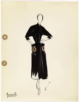 'Quadrille', by Carven, 1949