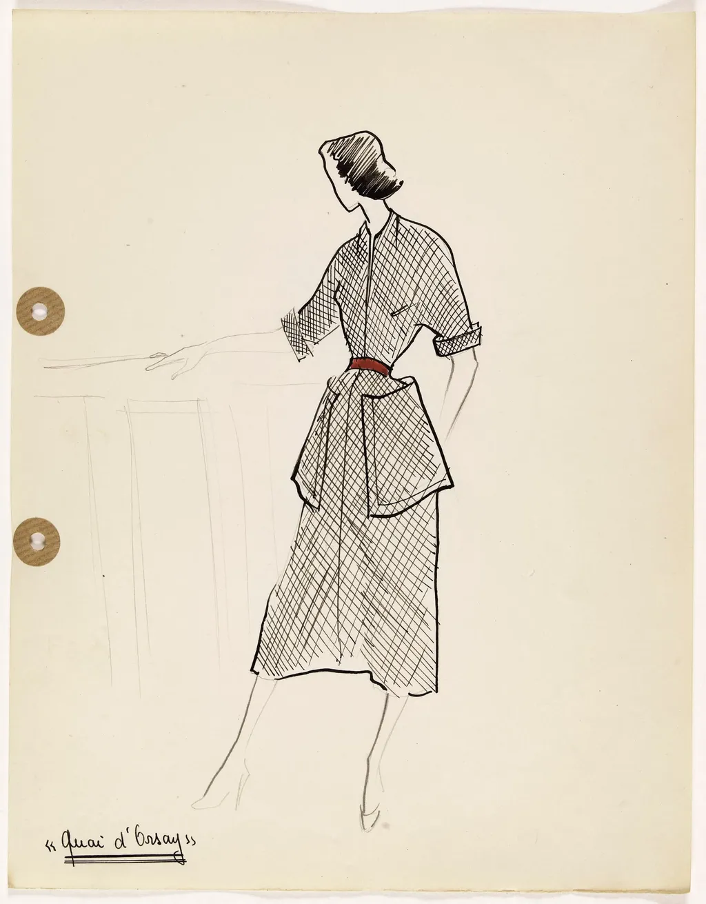 'Quai d'Orsay', by Carven, 1949