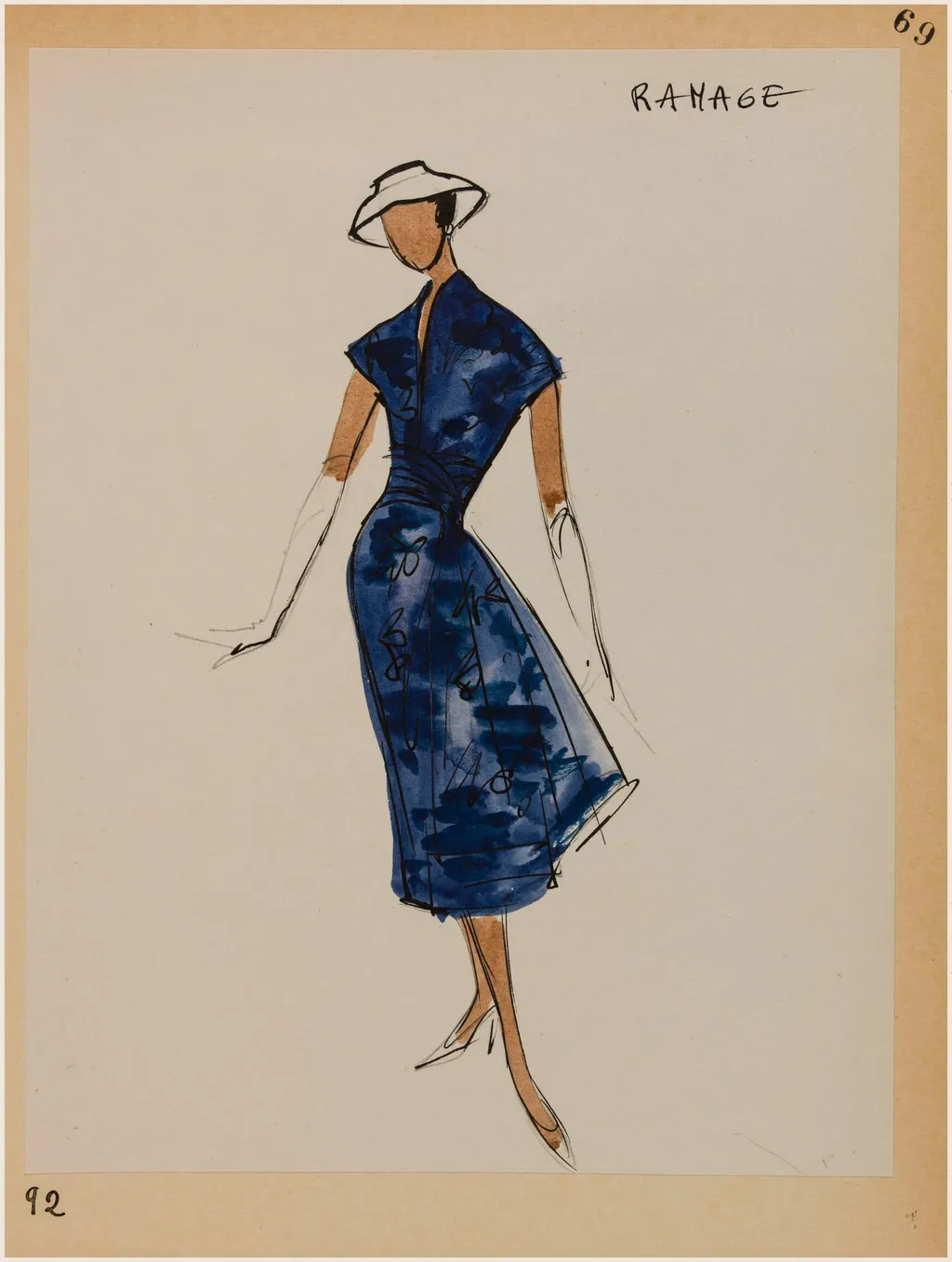 Ramage, by Carven, 1956