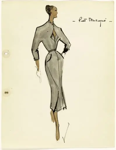'Rat Musqué', by Carven, 1951