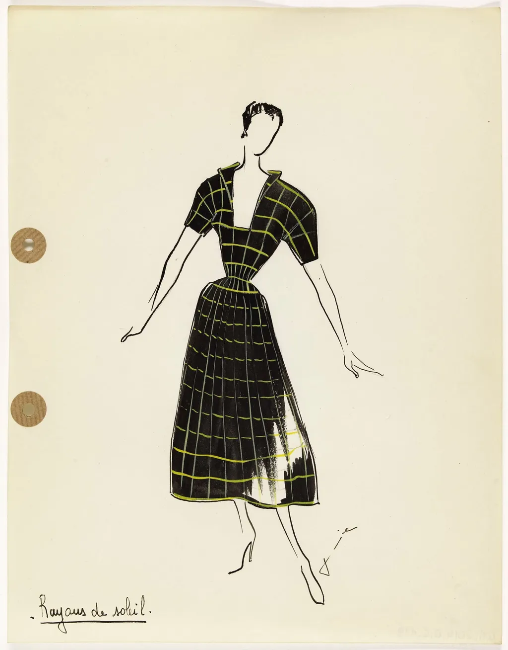 'Rayons de soleil', by Carven, 1949