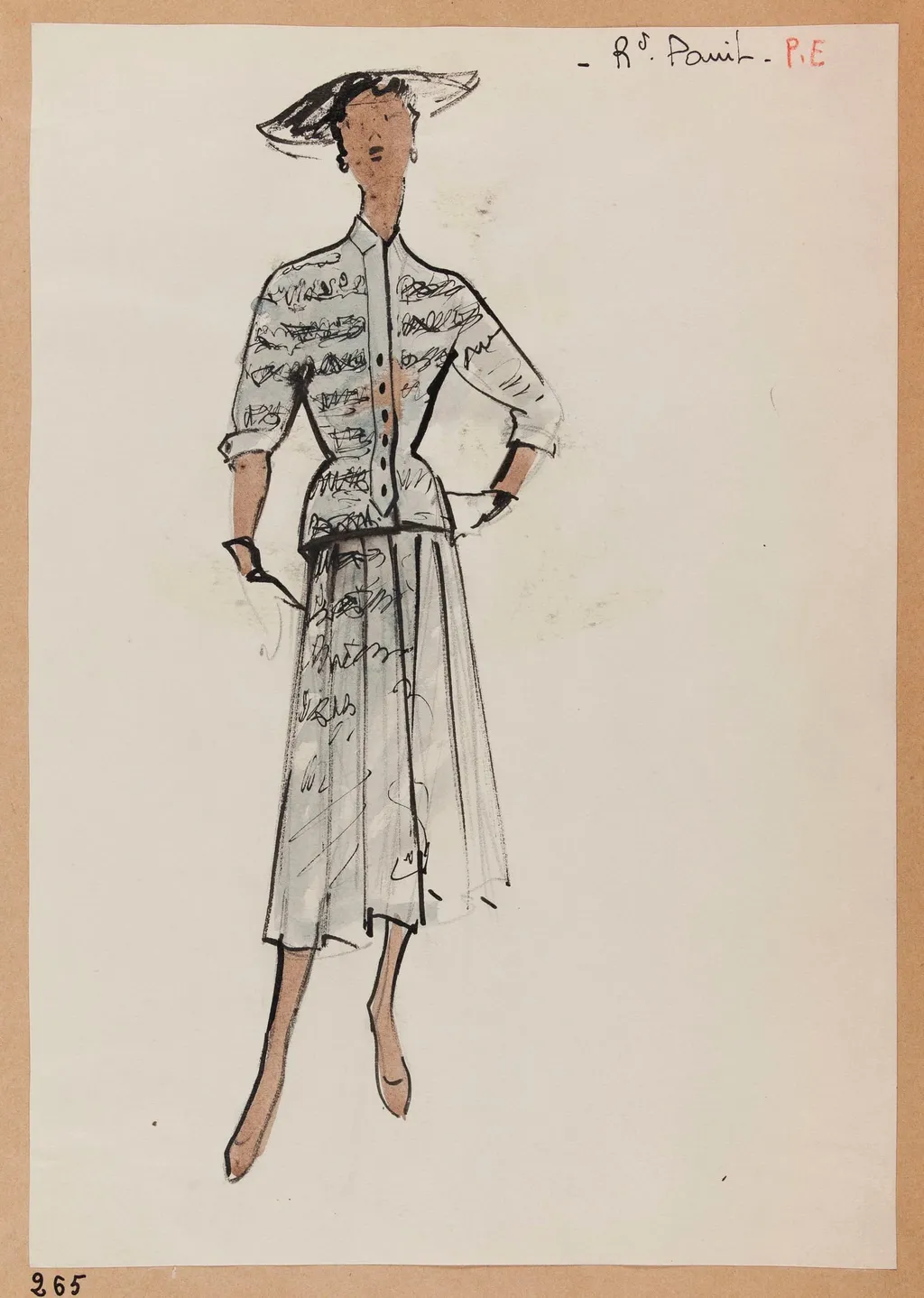 Rd Panif, by Carven, 1951