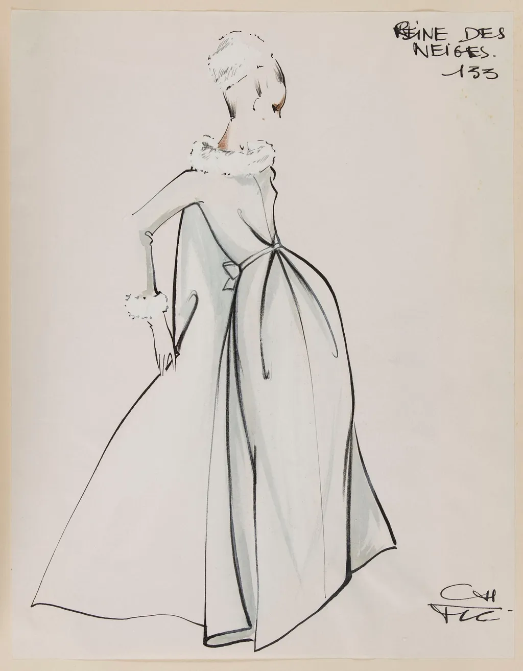 Reine des neiges, by Carven, 1963