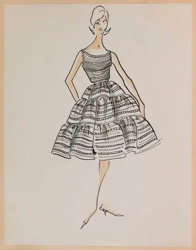 Robe à volants, by Carven