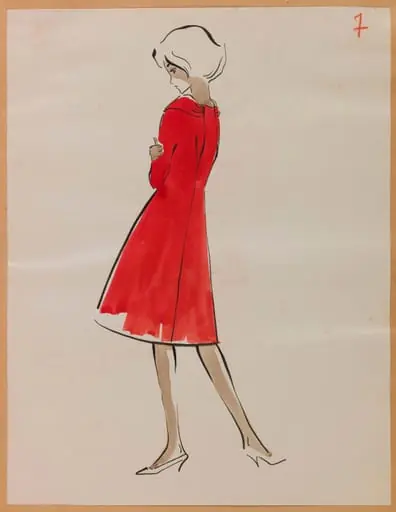 Robe vermillon, by Carven