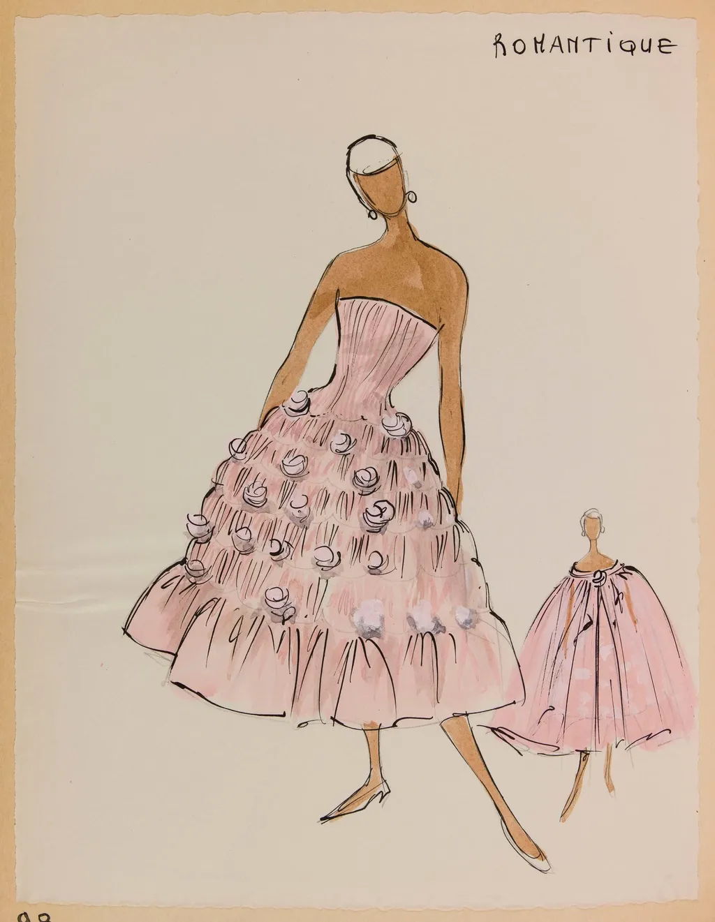 Romantique, by Carven, 1956