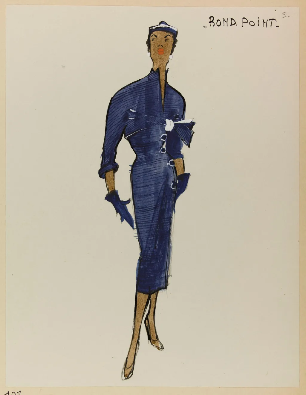 Rond-point, by Carven, 1953