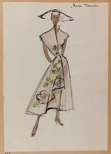 Rose trémière, by Carven