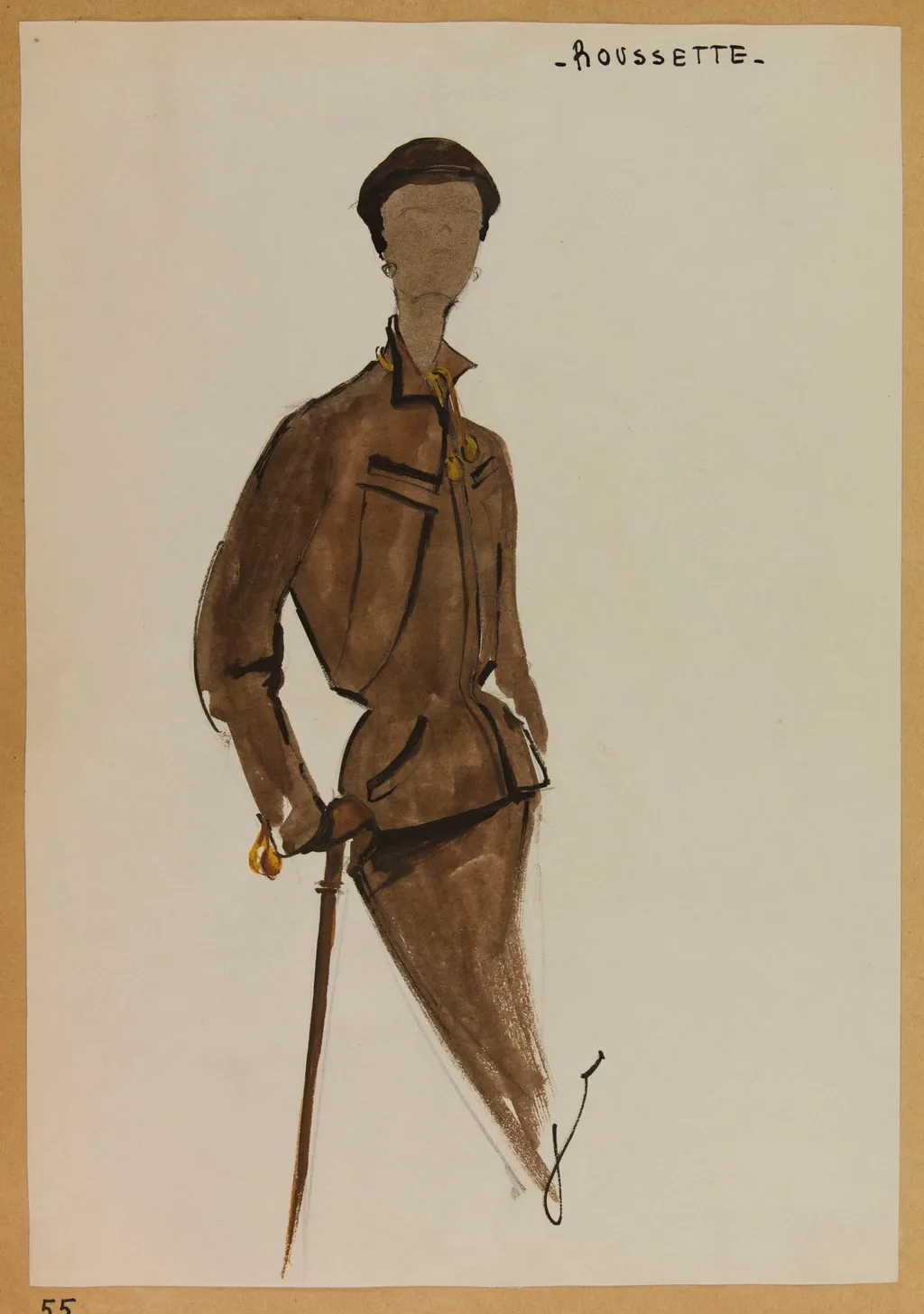 Roussette, by Carven, 1952
