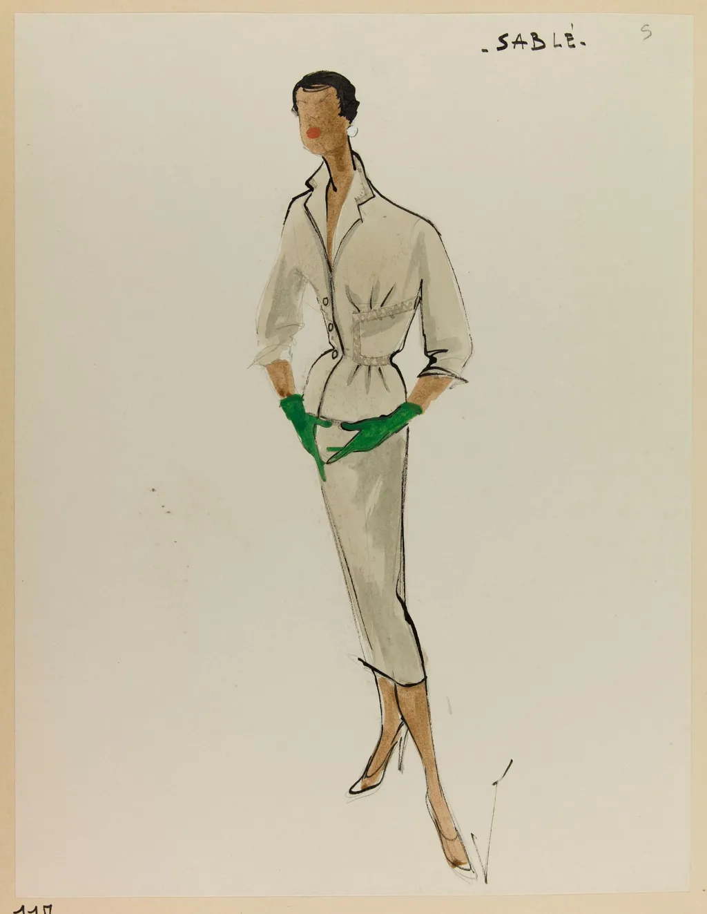 Sablé, by Carven, 1953