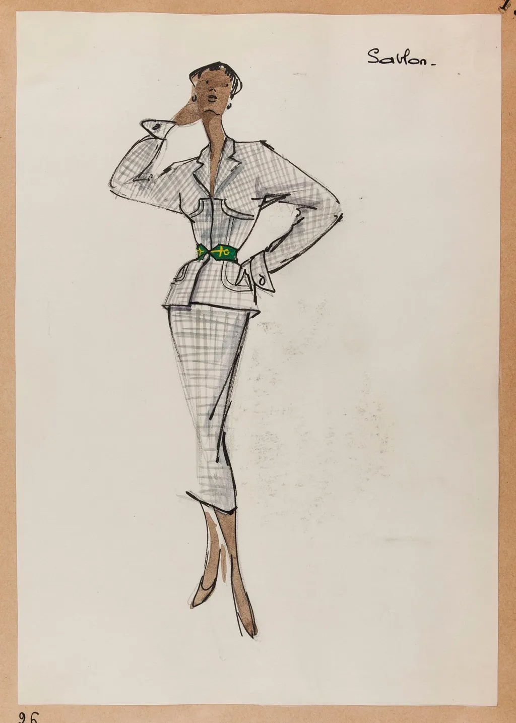 Sablon, by Carven, 1951