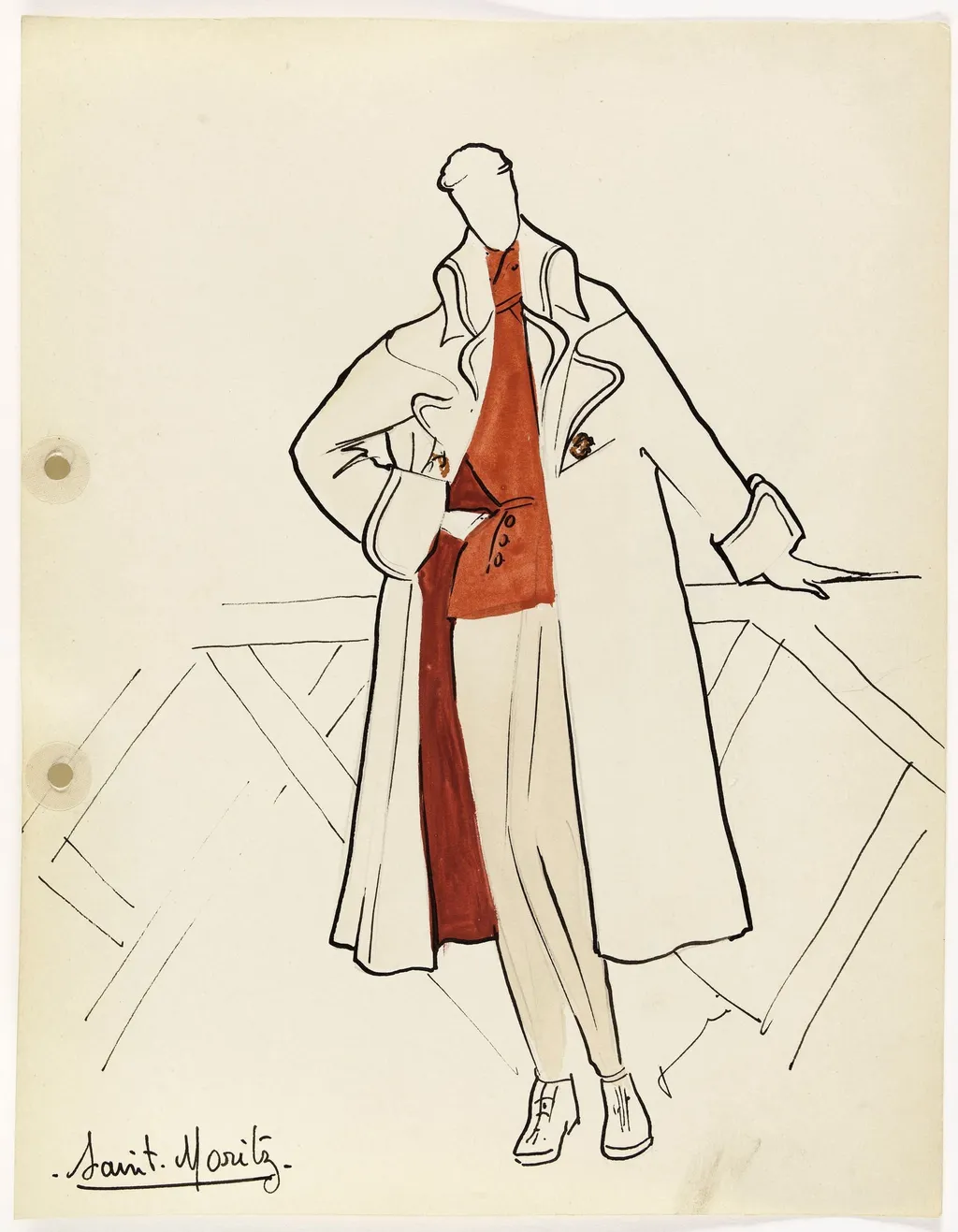 'Saint-Moritz', by Carven, 1949