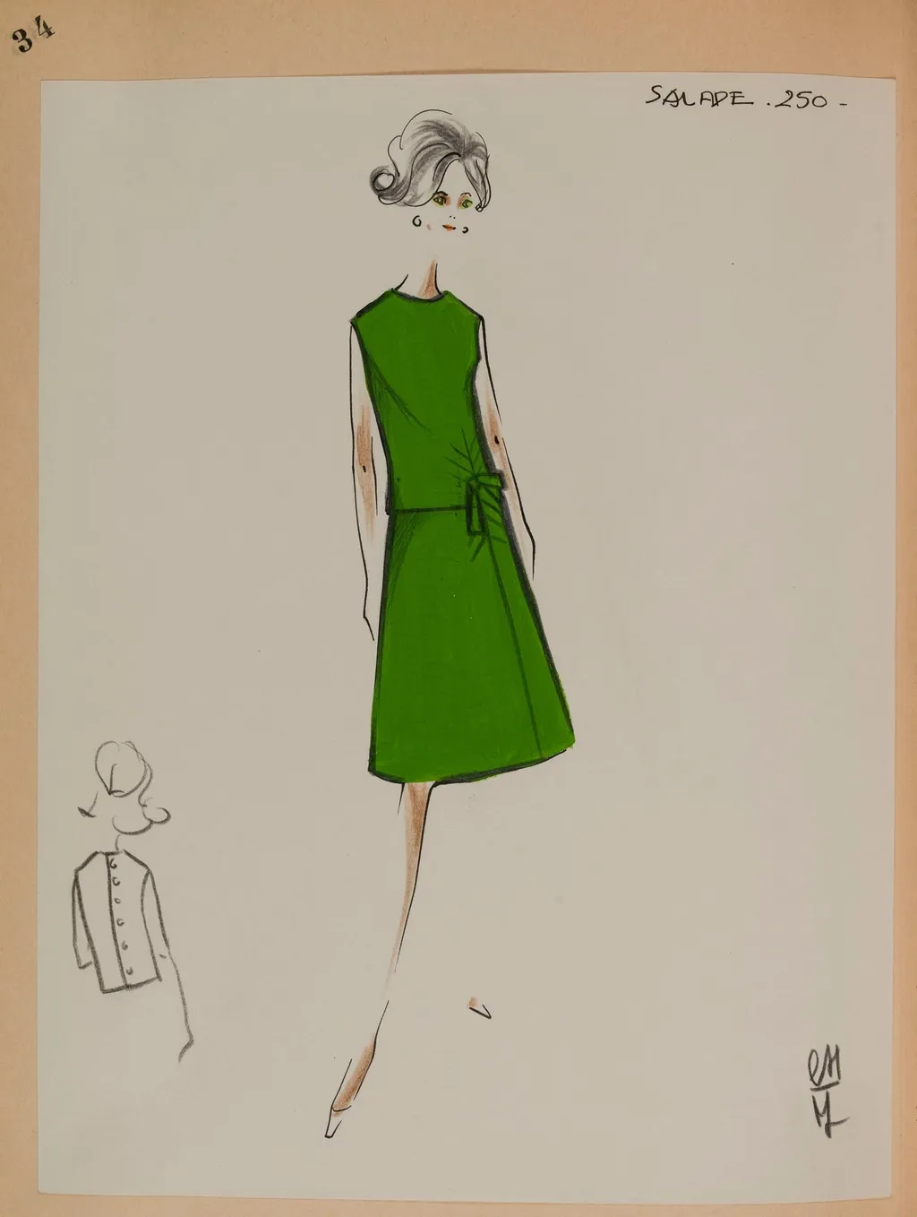 Salade, by Carven, 1963
