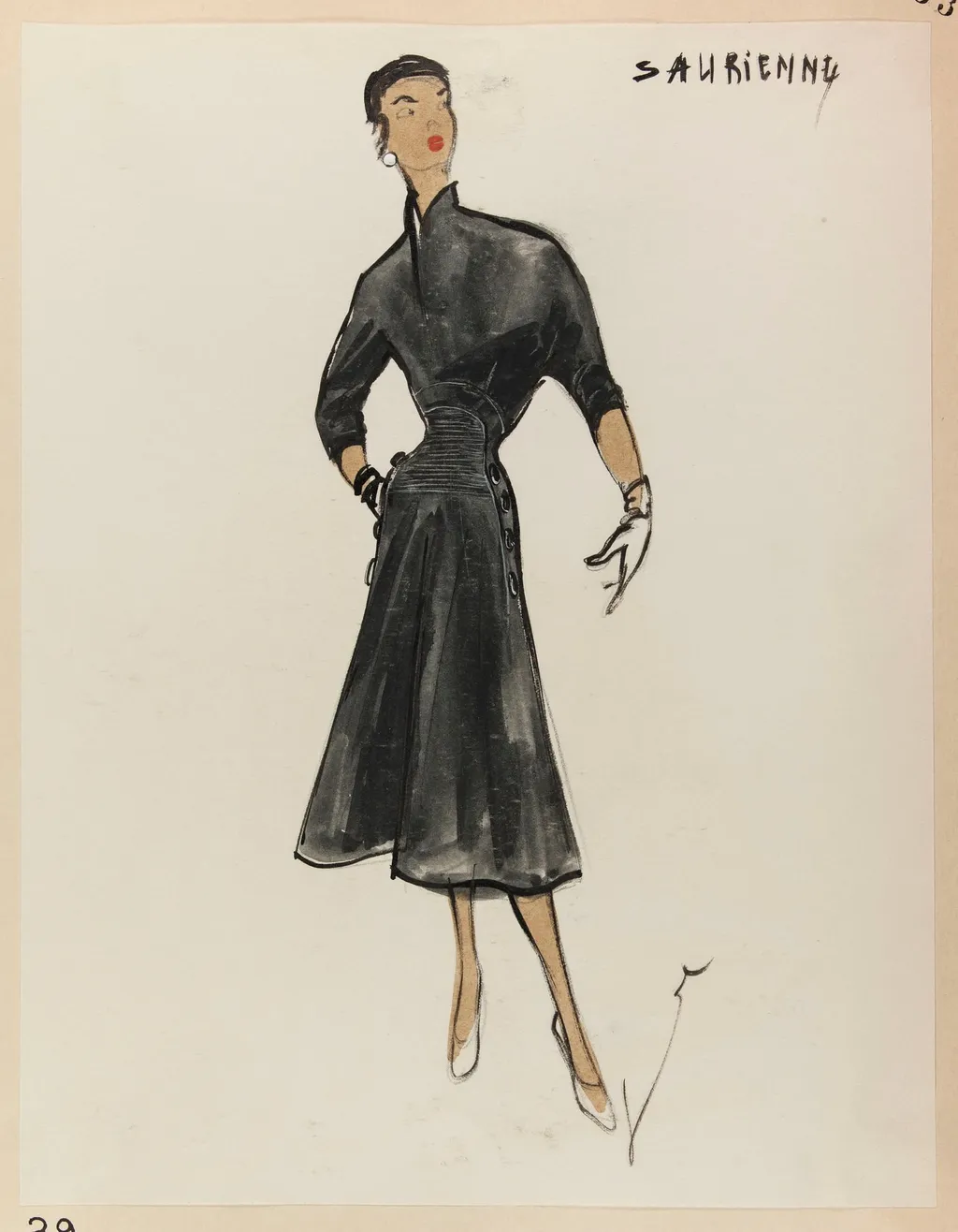 Saurienne, by Carven, 1952