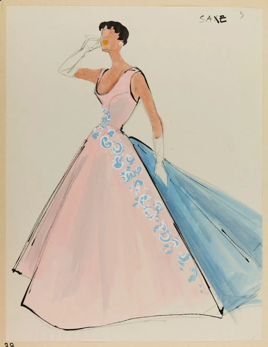 Saxe, by Carven, 1953