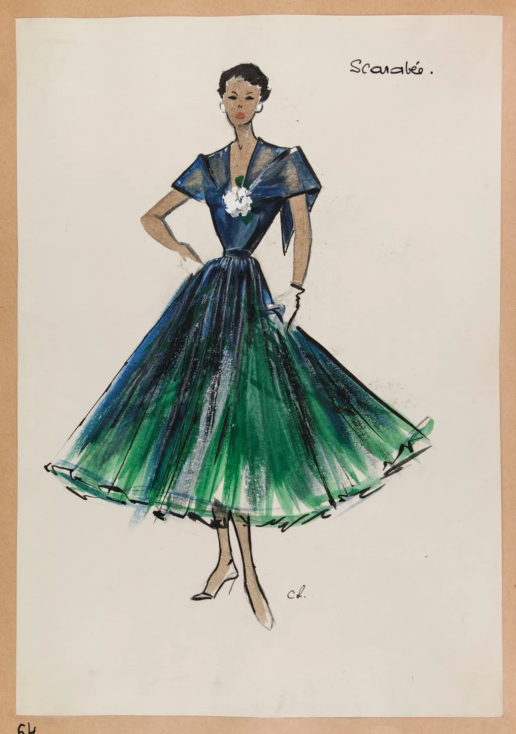 Scarabée, by Carven, 1951
