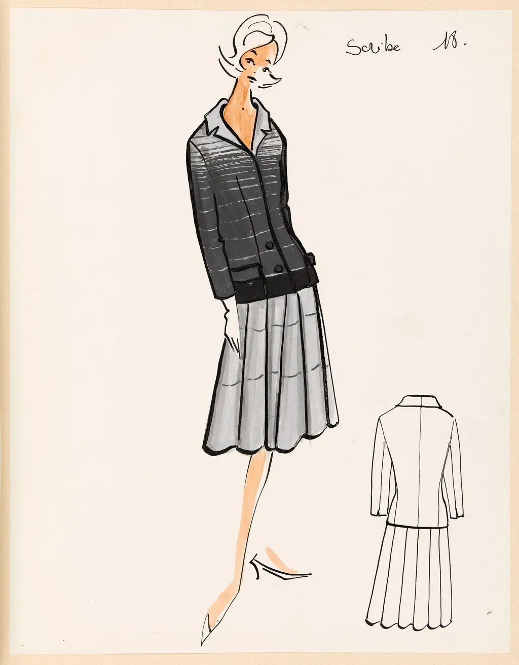 Scribe, by Carven, 1959
