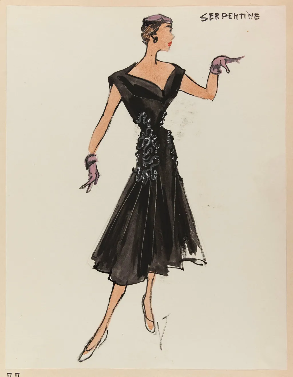 Serpentine, by Carven, 1952