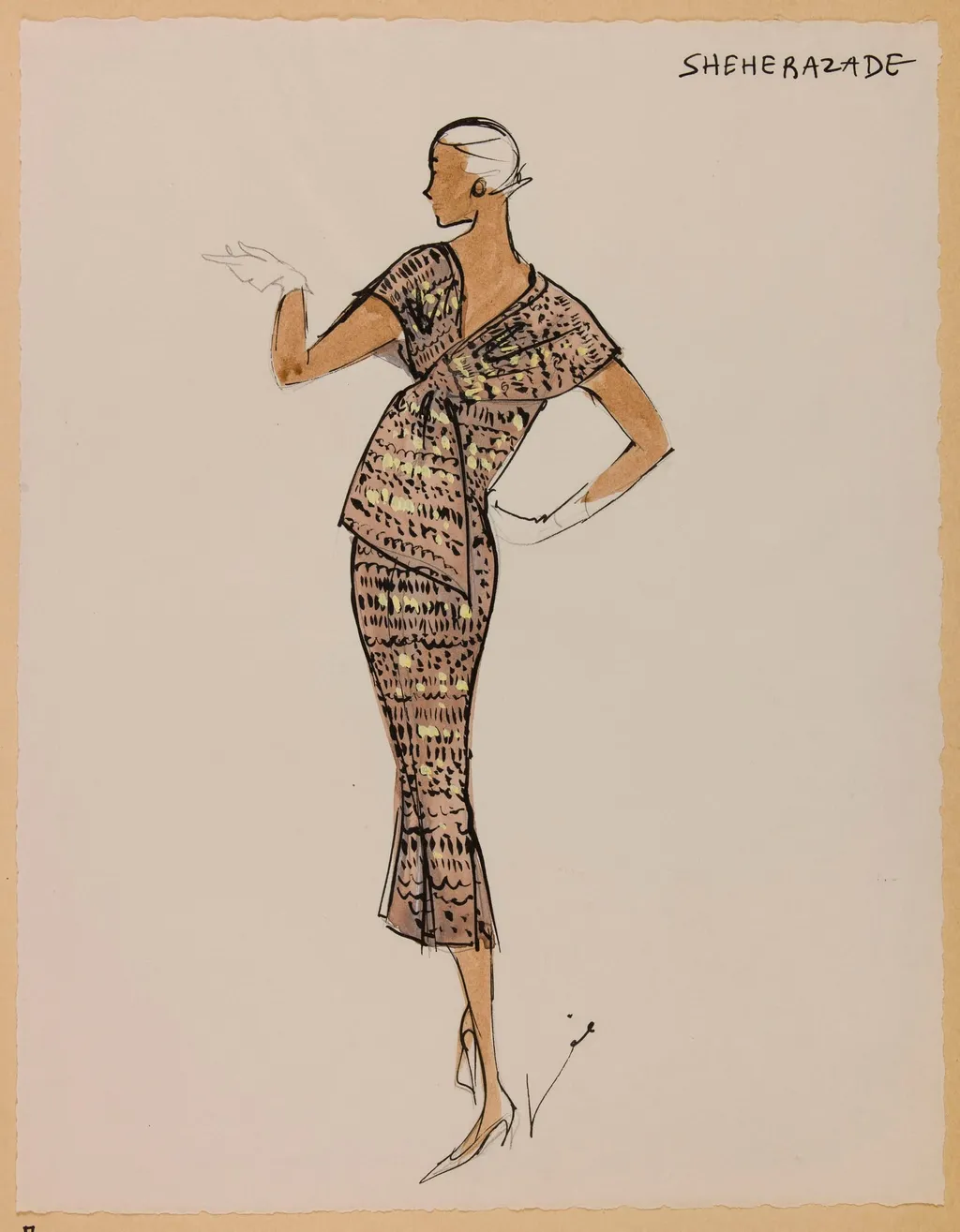 Shéhérazade, by Carven, 1956