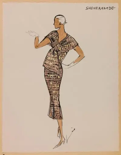 Shéhérazade, by Carven, 1956