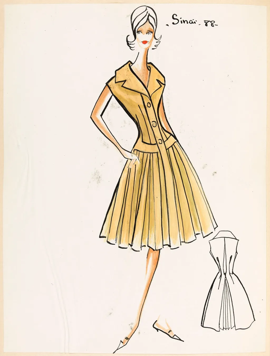 Sinaï, by Carven, 1959