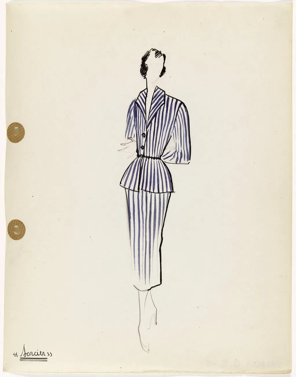 'Sorcier', by Carven, 1949