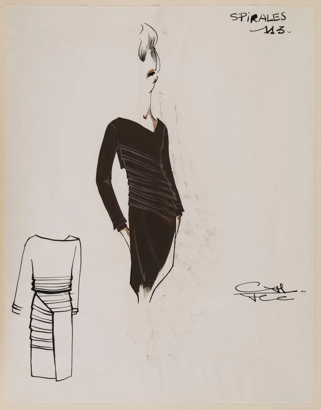 Spirales, by Carven, 1963