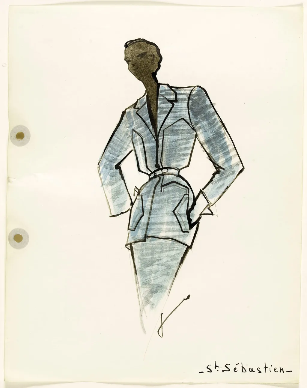 'St Sebastien', by Carven, 1951
