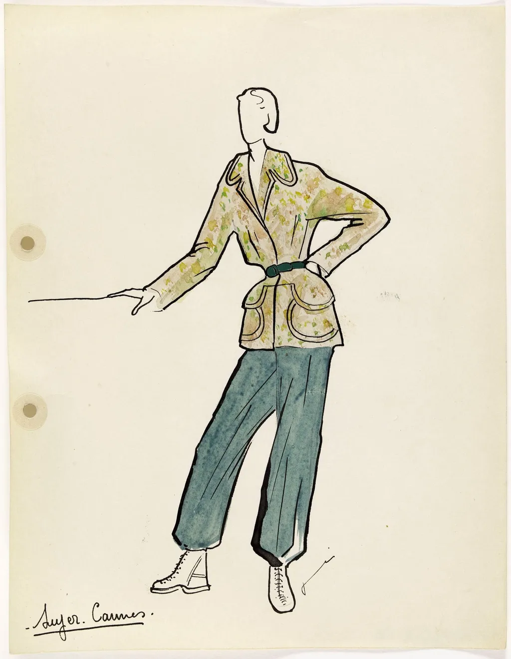 'Super Cannes', by Carven, 1949