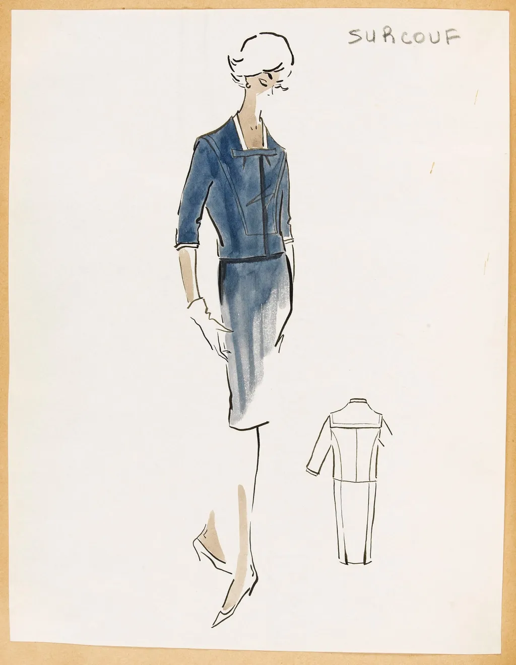 Surcouf, by Carven, 1957