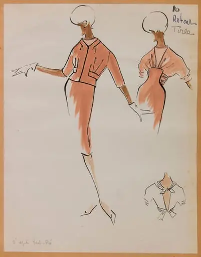 Tailleur pêche, by Carven