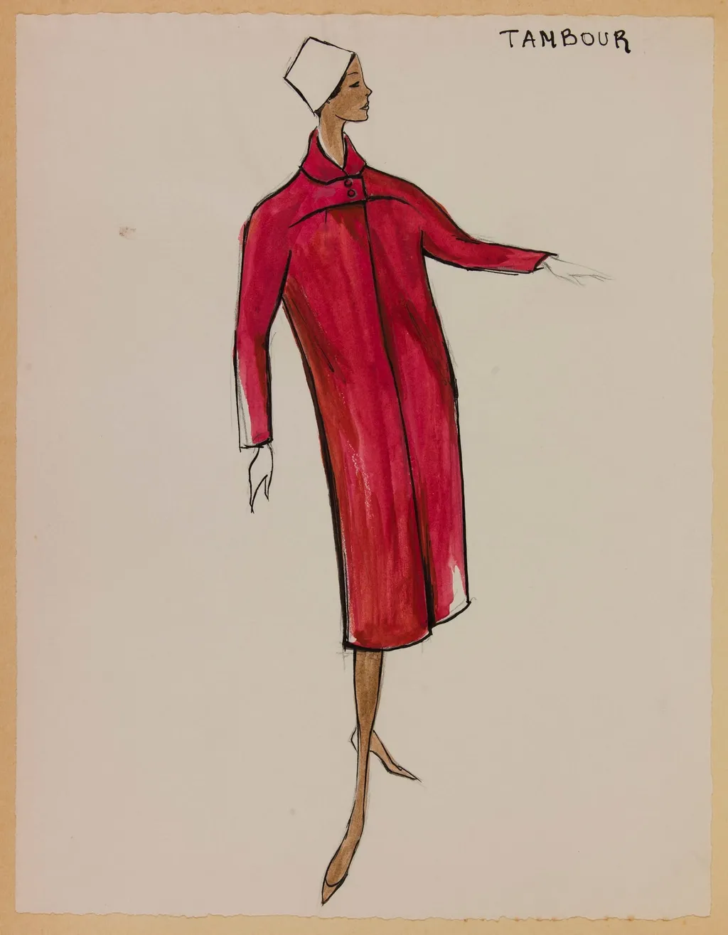 Tambour, by Carven, 1956