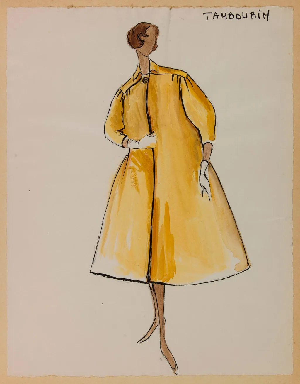 Tambourin, by Carven, 1956