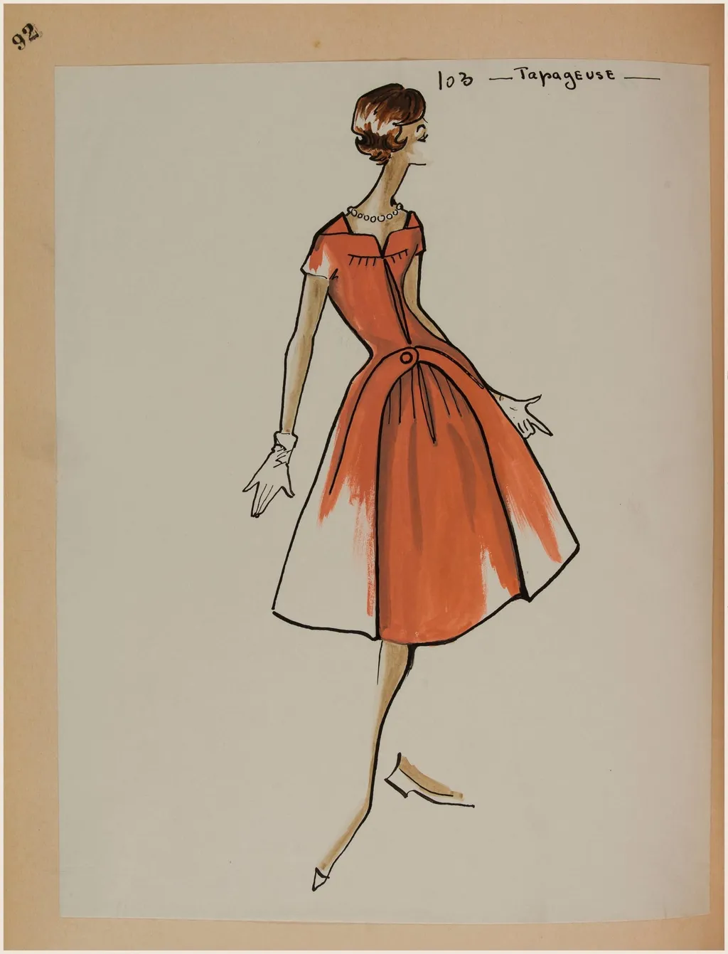 Tapageuse, by Carven, 1958