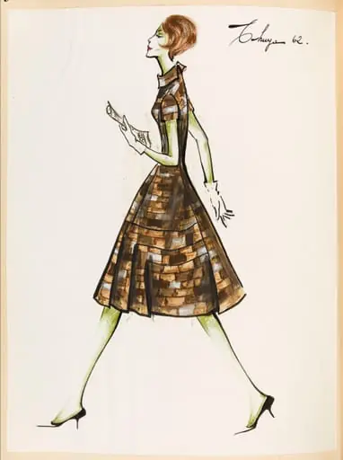 Thuya, by Carven, 1959