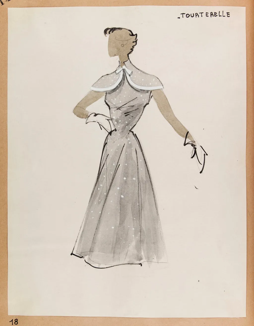Tourterelle, by Carven, 1951