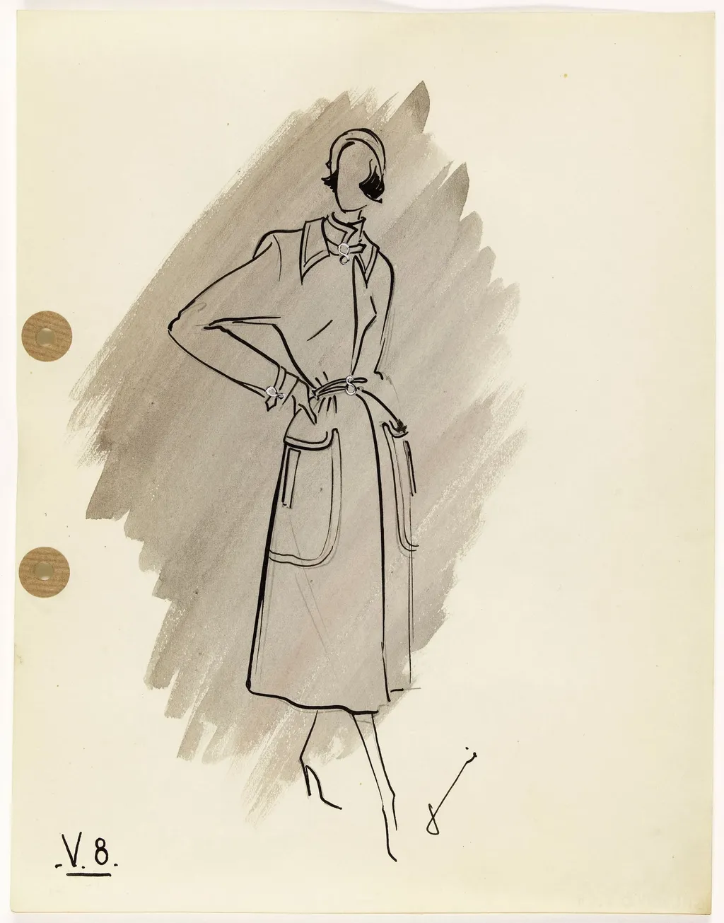 'V.8', by Carven, 1949