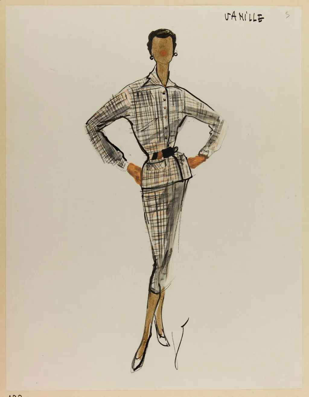 Vanille, by Carven, 1953