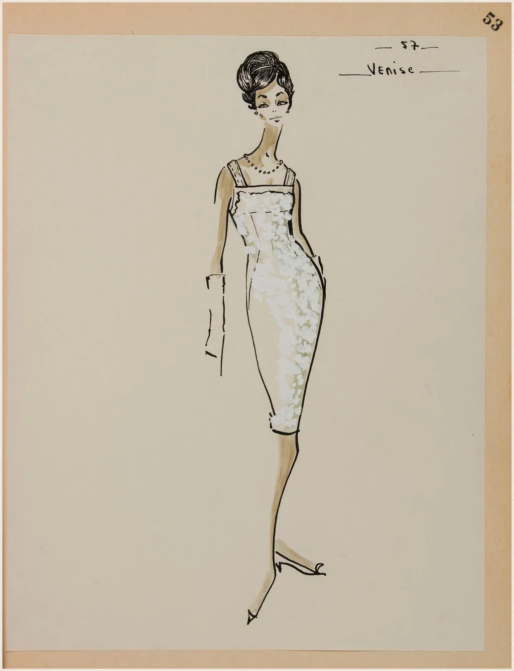 Venise, by Carven, 1958