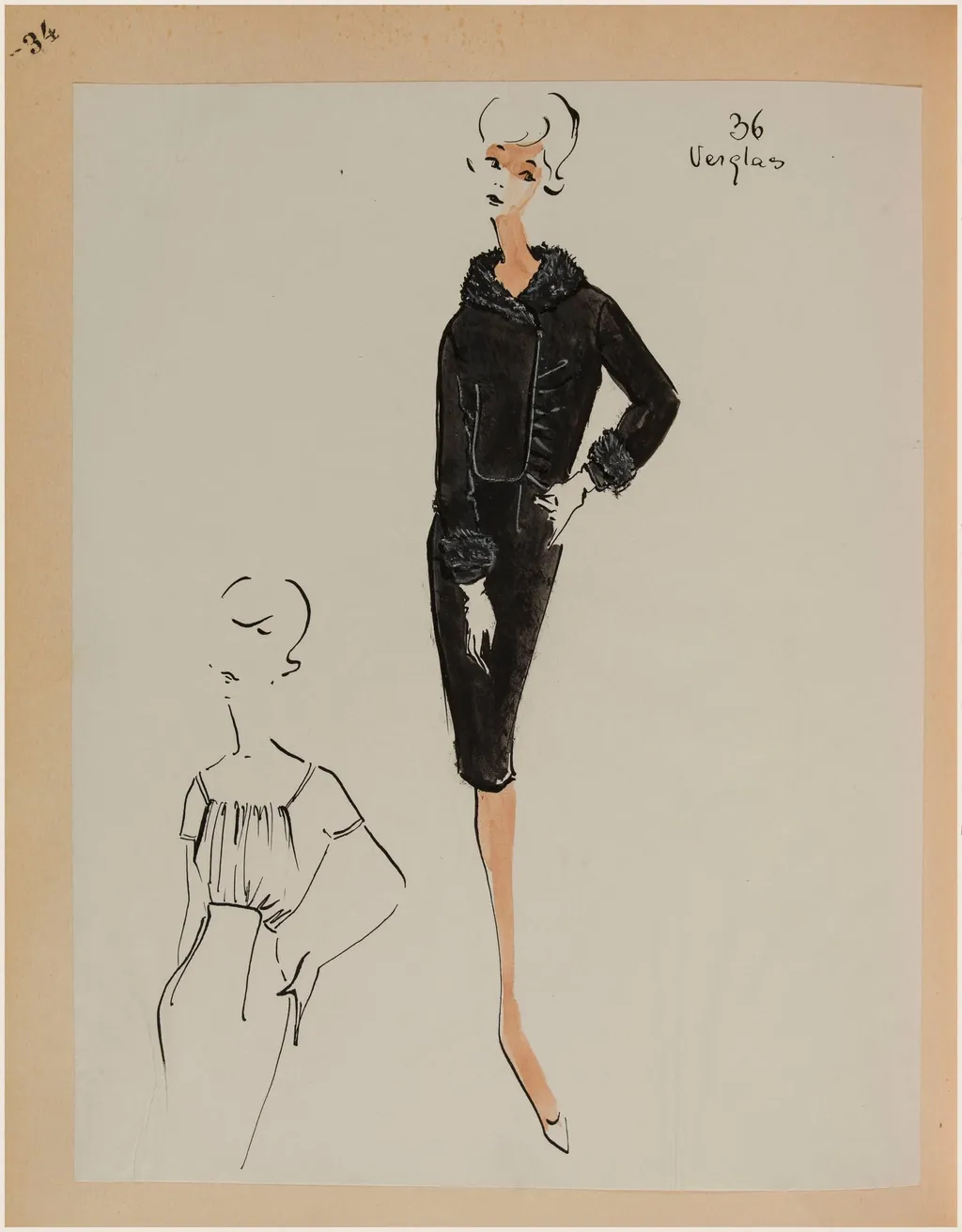 Verglas, by Carven, 1958